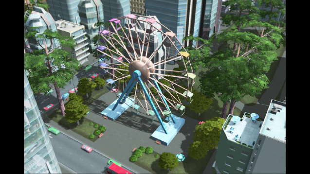 Park with Farris Wheel