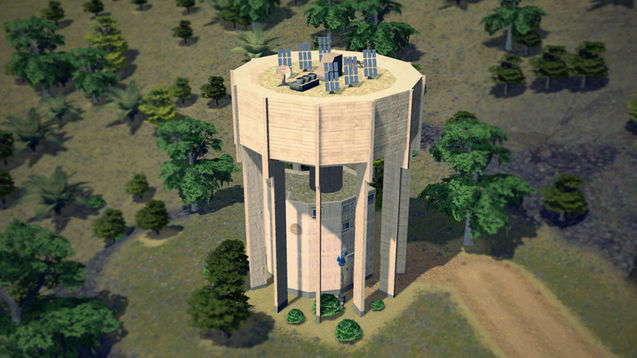 Дополнительная водонапорная башня
