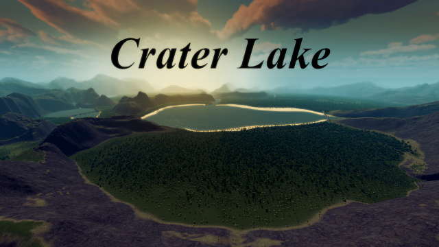 Озеро в кратере