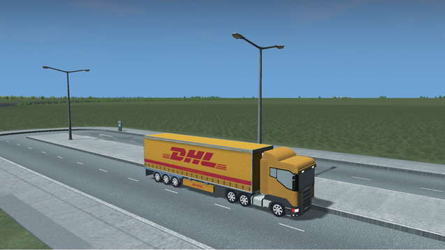 DHL - грузовик